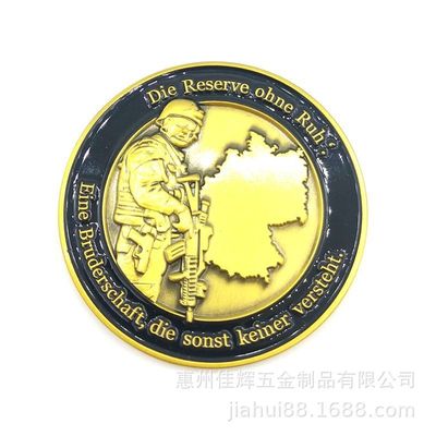 Двусторонняя обработка памятных монет литья под давлением из цинкового сплава
