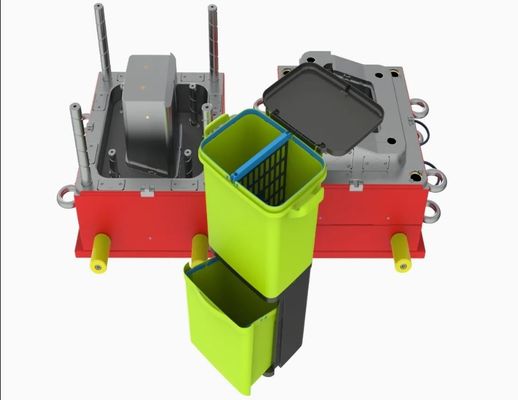 100L 120L 240L 660L 1100L Пластиковый мусорник мусорный бак мусорный бак ведро инъекционный использованный форм второй руки